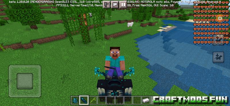 Ridable pets Mod Minecraft PE 1.20 for iOS, Android