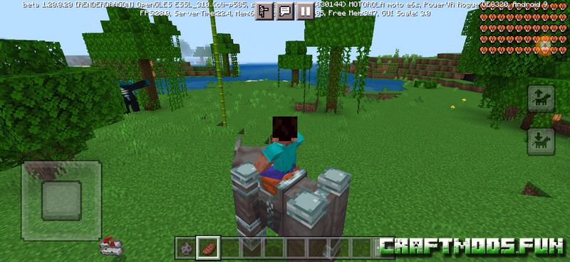 Ridable pets Mod Minecraft PE 1.20 for iOS, Android