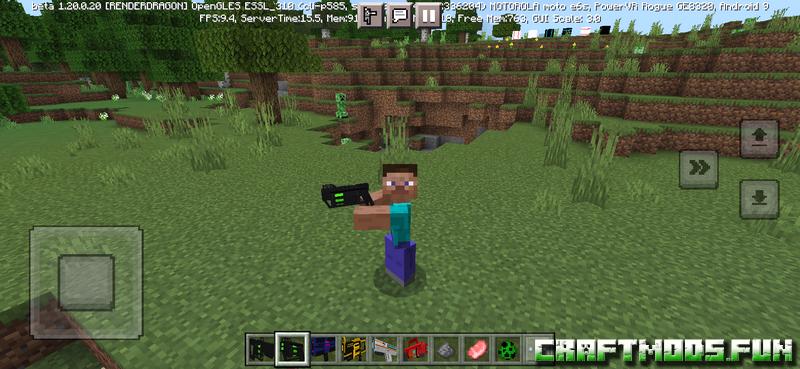 Free Download Gun Sci-Fi Mod Minecraft PE 1.20 for Win 10