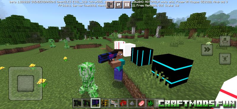 Free Download Gun Sci-Fi Mod Minecraft PE 1.20 for iPhone