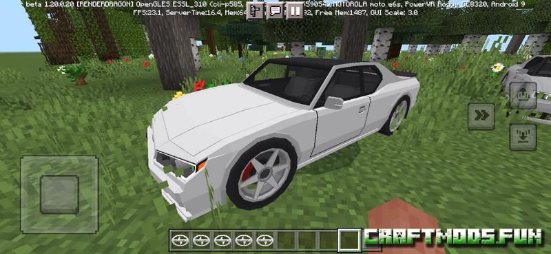 Download Mod Vehicles Scion tC Minecraft PE 1.20 for Android
