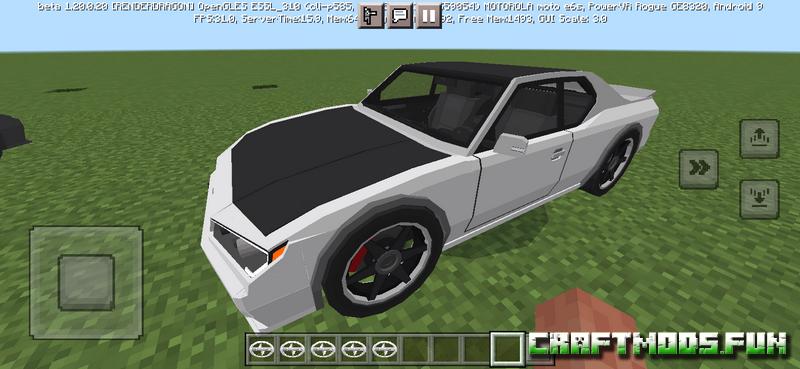 Download Mod Vehicles Scion tC Minecraft PE 1.20 for Android