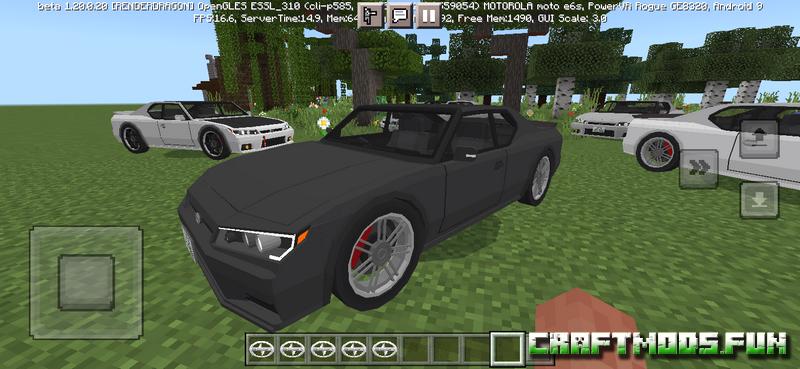 Download Mod Vehicles Scion tC Minecraft PE 1.20 for Android