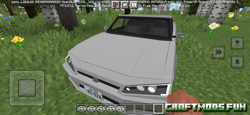Download Mod Vehicles Scion tC Minecraft PE 1.20 for Android