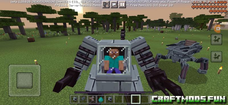 Vehicles and Guns Void Mod Minecraft PE for Android, iOS, Win 10