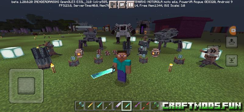 Vehicles and Guns Void Mod Minecraft PE for Android, iOS, Win 10
