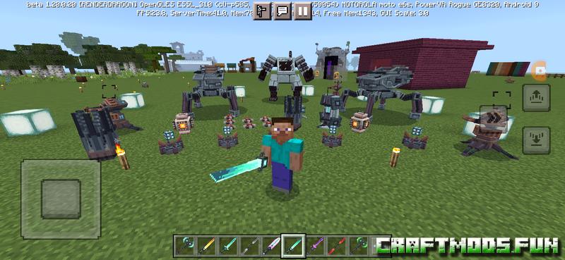 Vehicles and Guns Void Mod Minecraft PE for Android, iOS, Win 10
