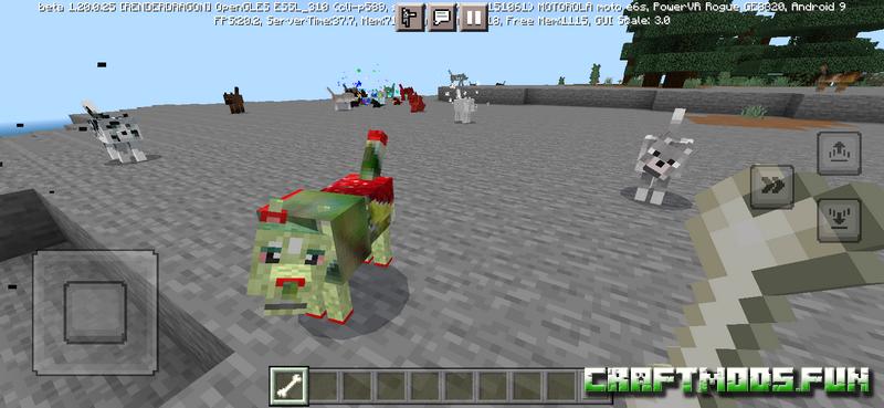 Download Free Wolves overhaul Mod Minecraft PE 1.20 for iPhone