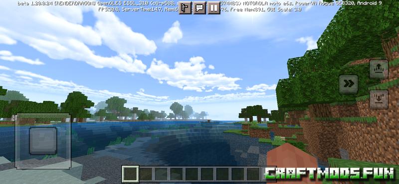 Parralx Shaders pack Mod Minecraft PE 1.20, 1.19.83 for iOS, Android
