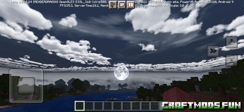 Parralx Shaders pack Mod Minecraft PE 1.20, 1.19.83 for iOS, Android