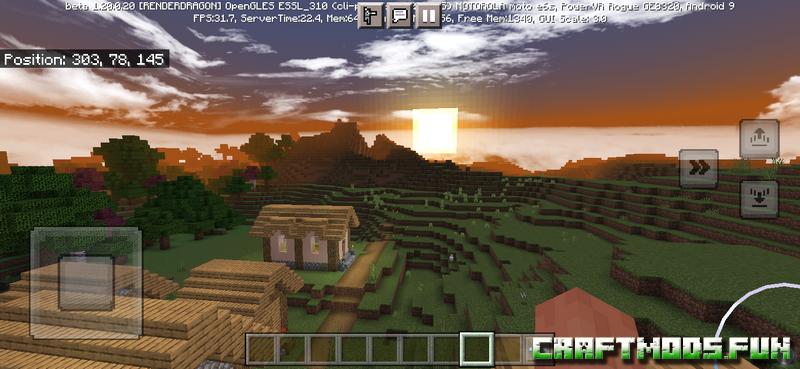 Zebra Shaders Mod Minecraft PE 1.20 for iOS