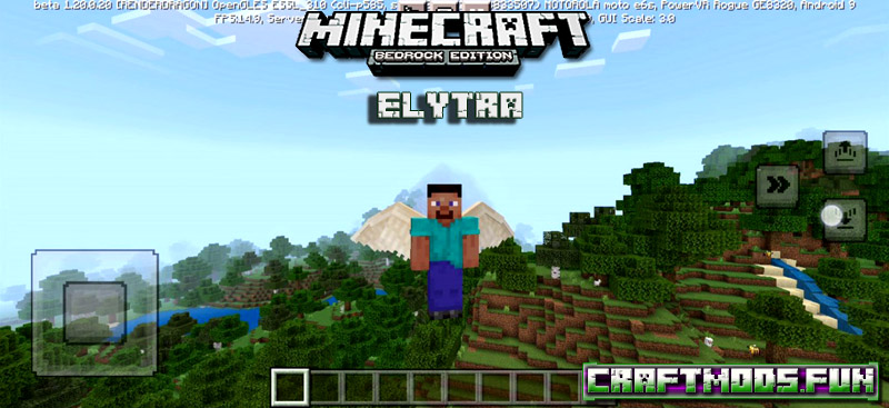 Texture Pack Elytra Minecraft PE 1.20 for Android, iOS, Win 10