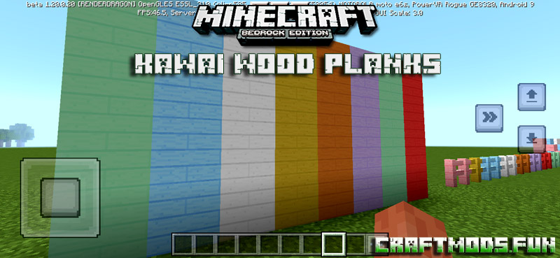 Kawai Wood Resource Pack Minecraft PE 1.20, 1.19, 1.18 for iOS, Android