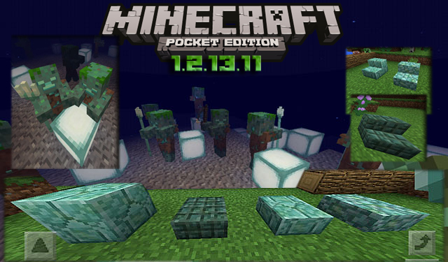 Minecraft 1.2.13.11 Aquatic beta on Android