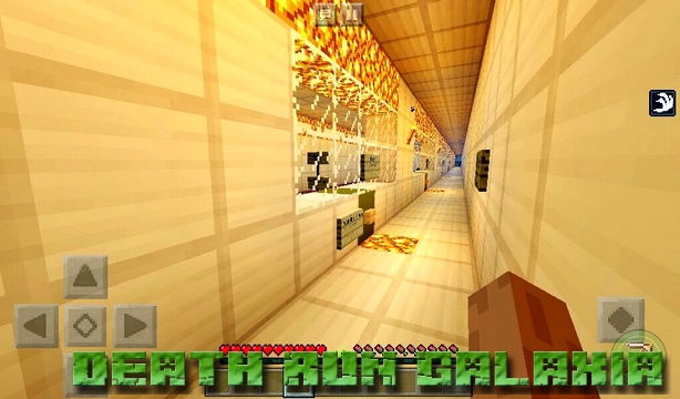 Map of Death Run Galaxia on Minecraft PE 1.2.13, 1.2.10, Windows 10