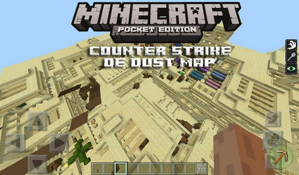 Counter Strike: De Dust Map for Minecraft PE