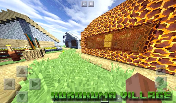 Kurokuma Village Map on Minecraft PE, Windows 10