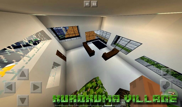 Kurokuma Village Map on Minecraft PE, Windows 10