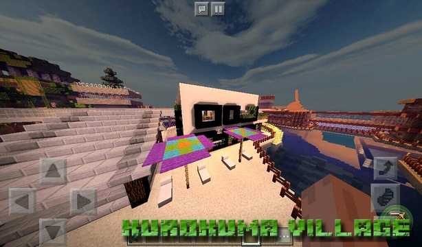 Kurokuma Village Map on Minecraft PE, Windows 10