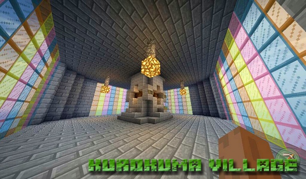 Kurokuma Village Map on Minecraft PE, Windows 10