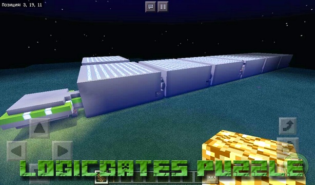 Map Logicgates Puzzle on Minecraft PE, Windows 10