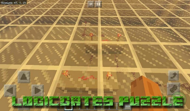 Map Logicgates Puzzle on Minecraft PE, Windows 10