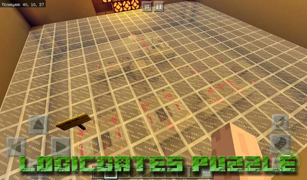 Map Logicgates Puzzle on Minecraft PE, Windows 10