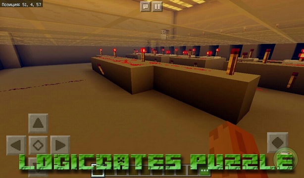 Map Logicgates Puzzle on Minecraft PE, Windows 10