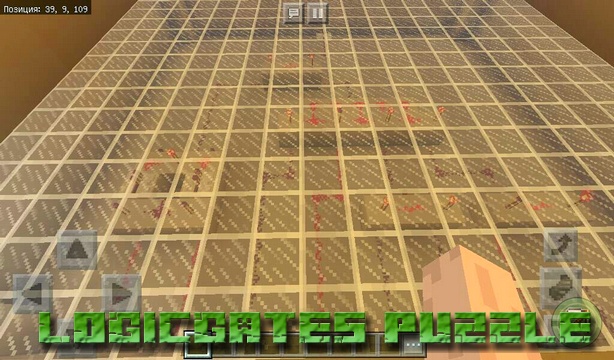 Map Logicgates Puzzle on Minecraft PE, Windows 10