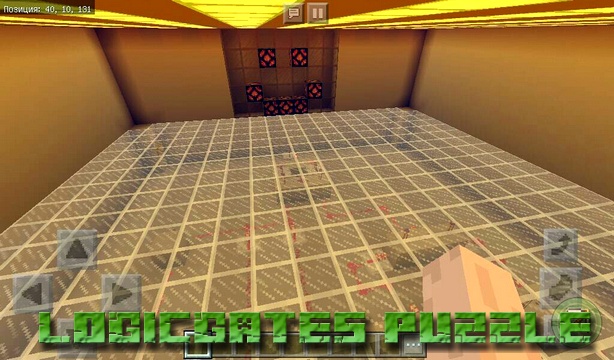 Map Logicgates Puzzle on Minecraft PE, Windows 10