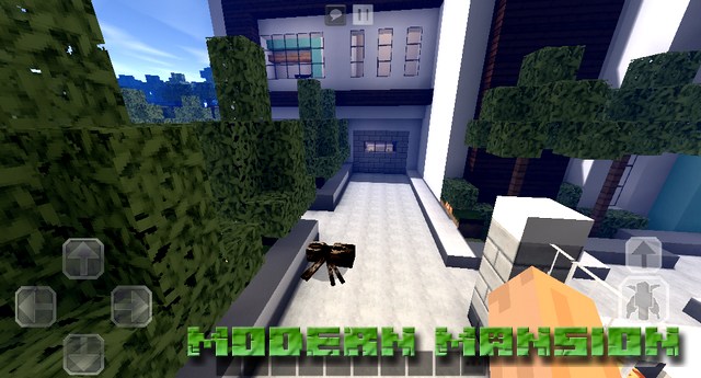 Modern Mansion Map on Minecraft PE, Windows 10