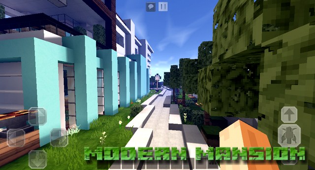 Modern Mansion Map on Minecraft PE, Windows 10