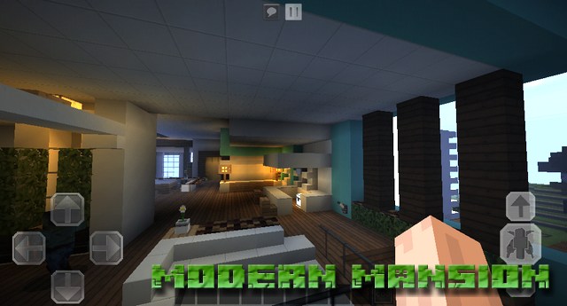 Modern Mansion Map on Minecraft PE, Windows 10