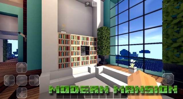 Modern Mansion Map on Minecraft PE, Windows 10