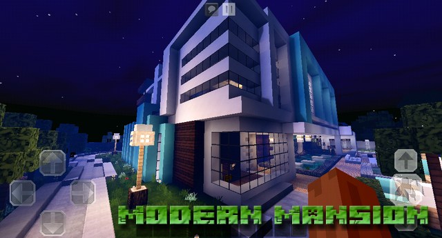 Modern Mansion Map on Minecraft PE, Windows 10