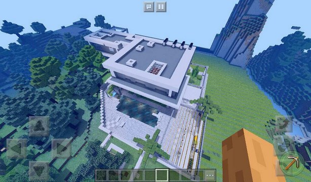 Map for Minecraft PE 1.2.10 / Modern mansion