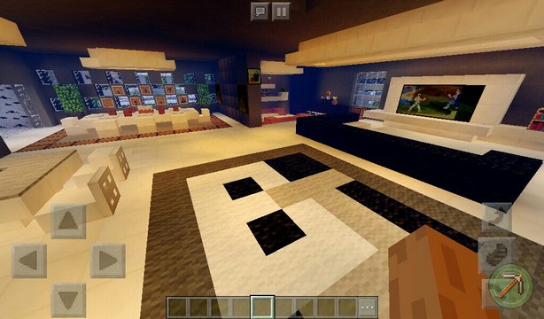 Map for Minecraft PE 1.2.10 / Modern mansion