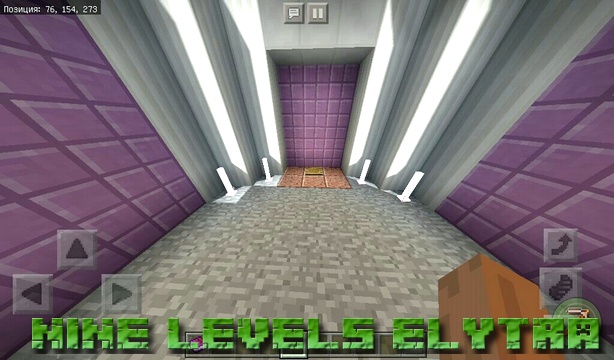 Nine Levels Elytra map on Minecraft PE, Windows 10