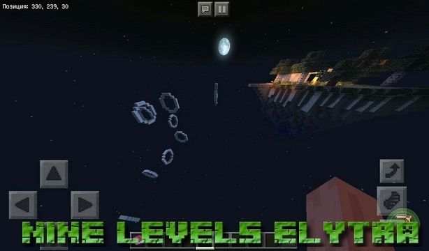 Nine Levels Elytra map on Minecraft PE, Windows 10