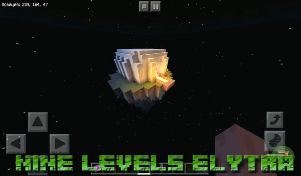 Nine Levels Elytra map on Minecraft PE, Windows 10