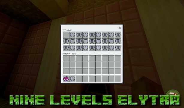 Nine Levels Elytra map on Minecraft PE, Windows 10