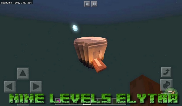 Nine Levels Elytra map on Minecraft PE, Windows 10
