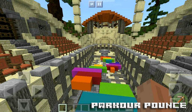 Download parkour map for Minecraft PE | Parkour pounce