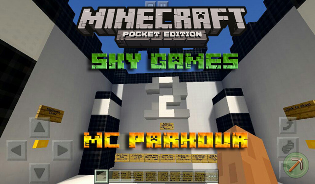 SG Card: MC Parkour 2 on Minecraft PE 1.2.13, 1.2.10, Windows 10