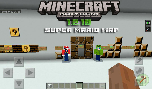 Super Mario Map for Minecraft PE 1.2.10