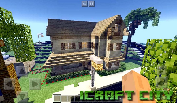 ICraft City Map on Minecraft PE 1.2.13, 1.2.10, Windows 10