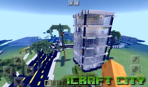 ICraft City Map on Minecraft PE 1.2.13, 1.2.10, Windows 10