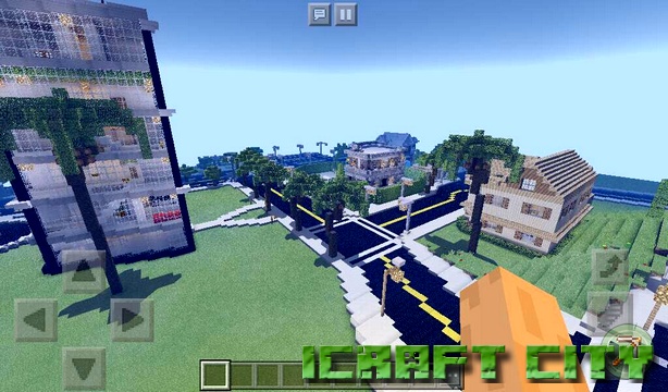 ICraft City Map on Minecraft PE 1.2.13, 1.2.10, Windows 10