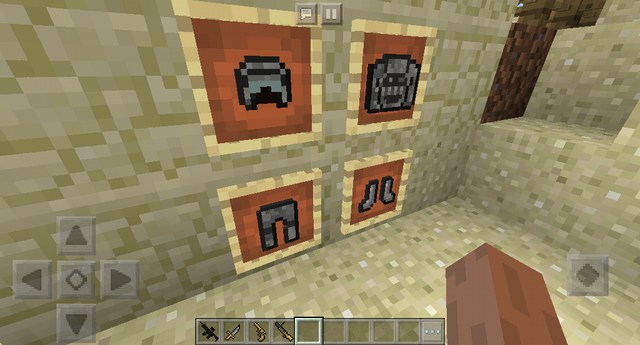 Weapons weapon mod for Minecraft PE 1.2.10 / Windows 10