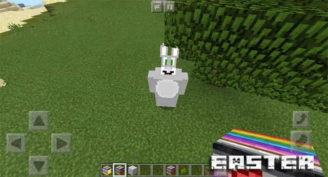 Easter mod on Minecraft PE, Windows 10